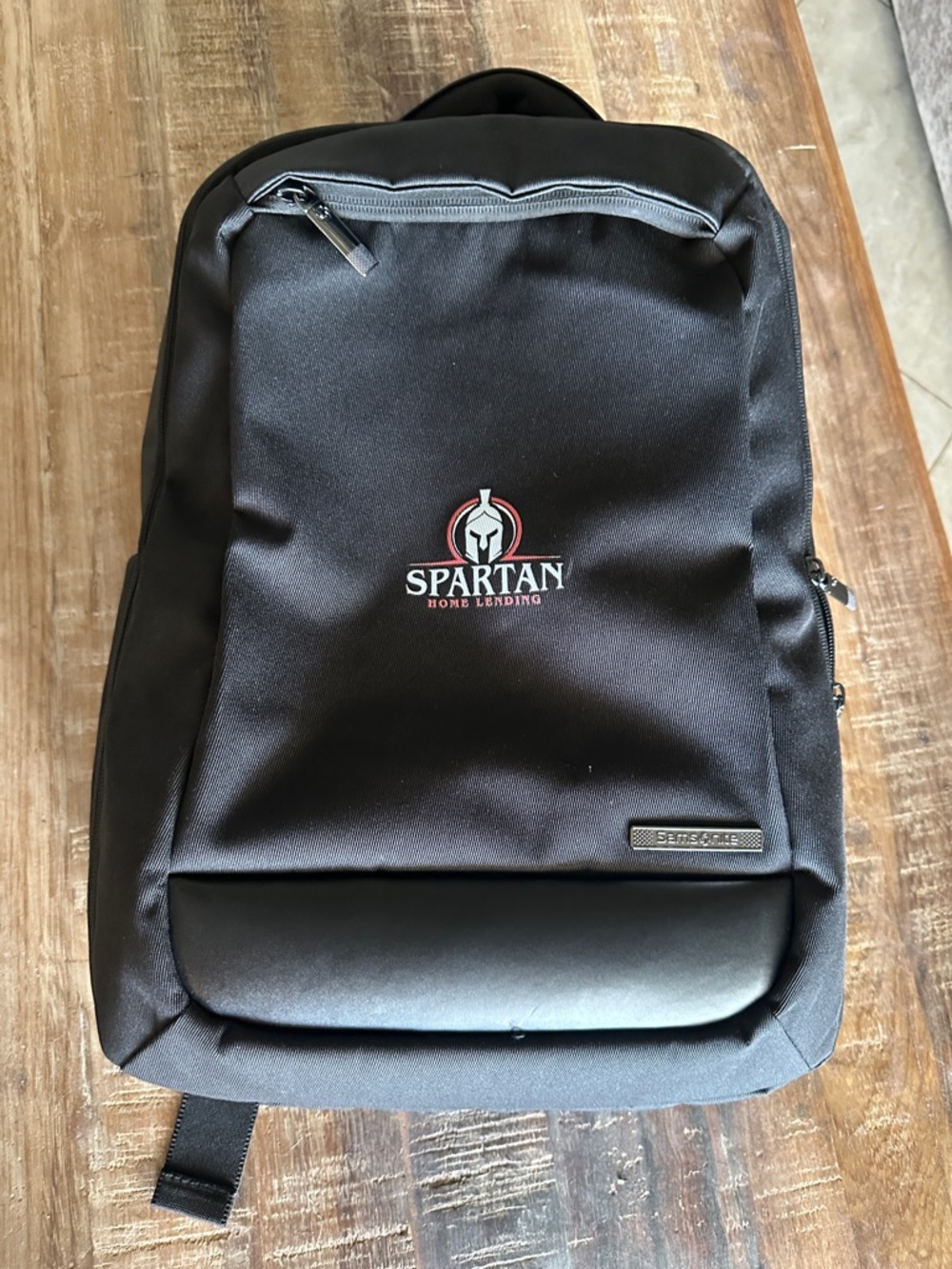 Samsonite Black Men's Spartan Logo Backpack